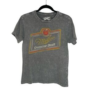 LUCKY BRAND 100% Cotton Miller Genuine Draft Logo Graphic Tee size XS